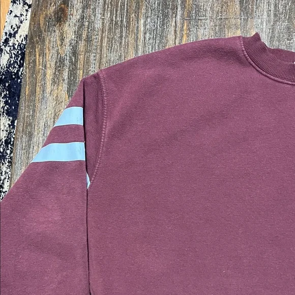 Ford Maroon Crewneck Sweatshirt with Light Blue 'Bronco 66' - Picture 3 of 9
